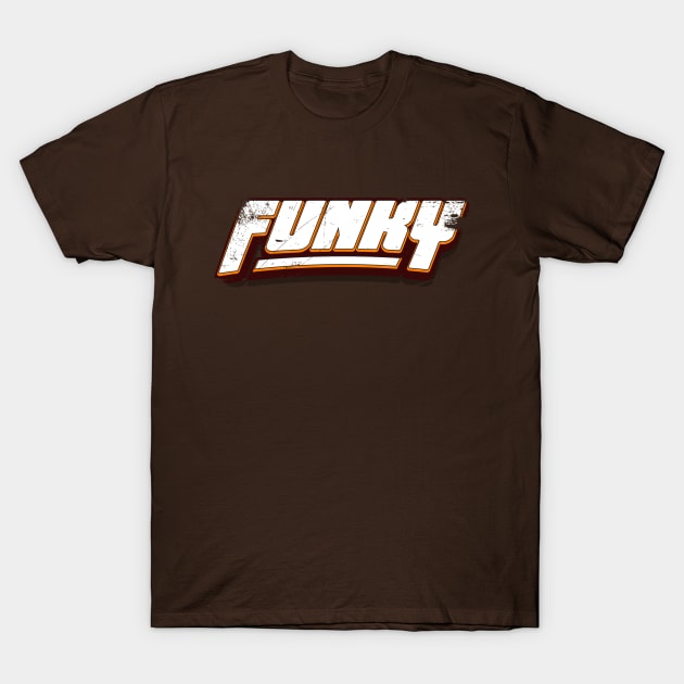 funky funk retro vintage T-Shirt by Rayrock76